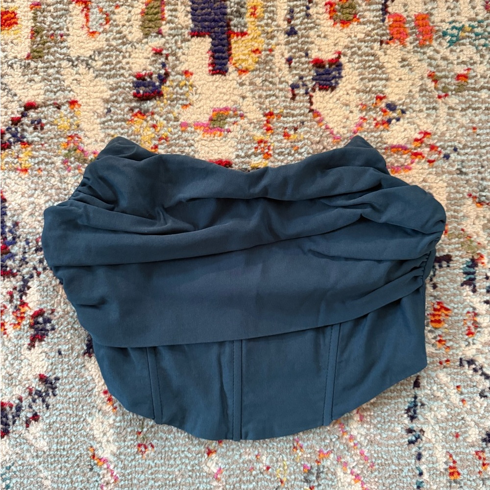 Blue Blush Corset Top